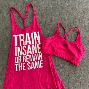 Hot Pink Workout Set (2pc) Nike, Blogilates